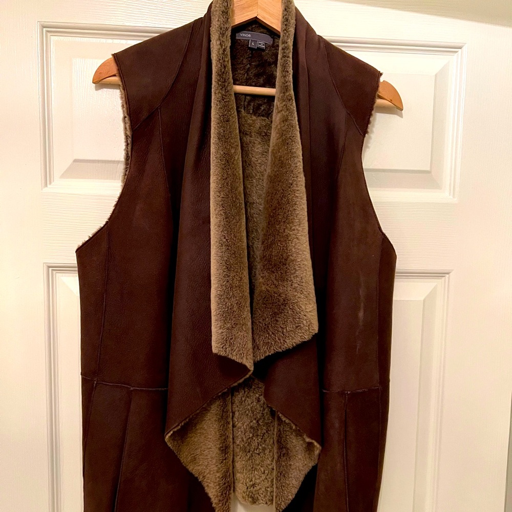 Vince L shearling vest
